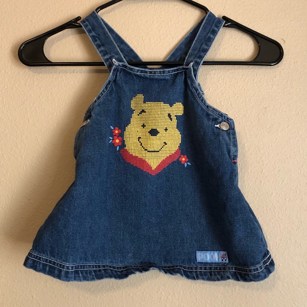 Pooh bear jean dress